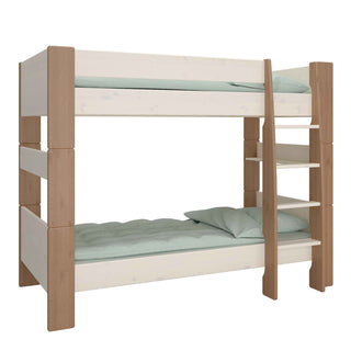 Steens For Kids Bunk Bed Whitewash Grey and Brown Lacquered - Giant Lobelia