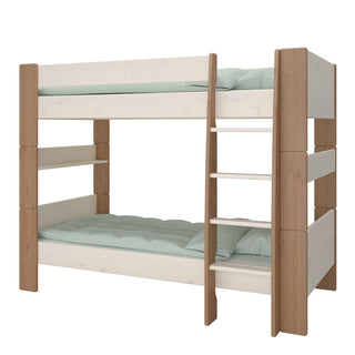 Steens For Kids Bunk Bed Whitewash Grey and Brown Lacquered - Giant Lobelia