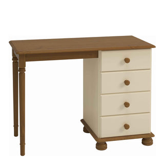 Richmond Desk in Cream & Pine - Giant Lobelia