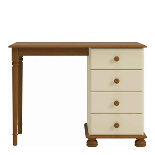 Richmond Desk in Cream & Pine - Giant Lobelia