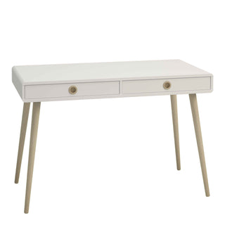 Softline Standard Desk in Off White - Giant Lobelia