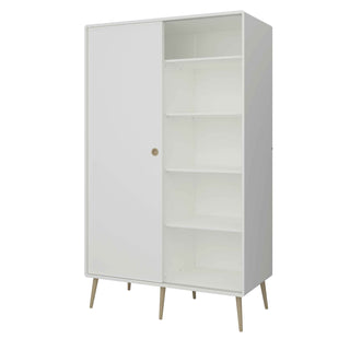 Softline 2 Door Sliding Wardrobe in Off White - Giant Lobelia