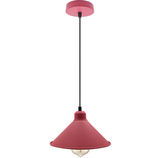 Retro Industrial Hanging Chandelier Ceiling Cone Shade pink colour  Vintage Metal Pendant light~1001 - Giant Lobelia