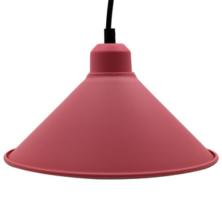 Retro Industrial Hanging Chandelier Ceiling Cone Shade pink colour  Vintage Metal Pendant light~1001 - Giant Lobelia