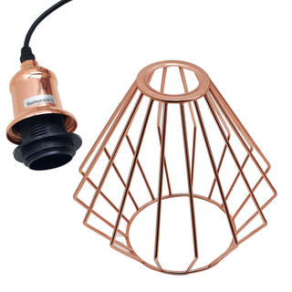 Vintage Industrial Metal Diamond Cage Ceiling Pendant Light Modern Hanging Lamps~1357 - Giant Lobelia