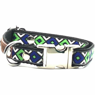 Wholesale Durable Designer Dog Collar No.27s - Giant Lobelia