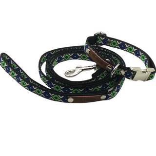 Wholesale Durable Designer Dog Collar No.27s - Giant Lobelia