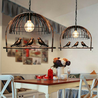 Bird Cage Ceiling Industrial Chandelier Loft Pendant Light With FREE Bulb~2256 - Giant Lobelia