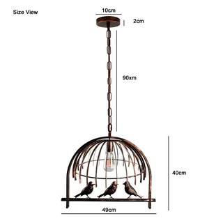 Bird Cage Ceiling Industrial Chandelier Loft Pendant Light With FREE Bulb~2256 - Giant Lobelia