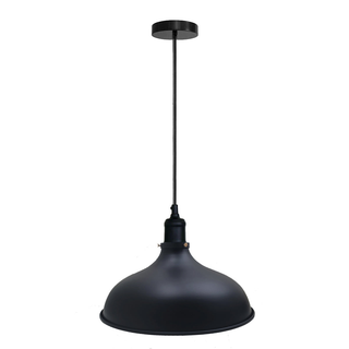 Black Industrial Retro Ceiling Pendant Light~1478 - Giant Lobelia