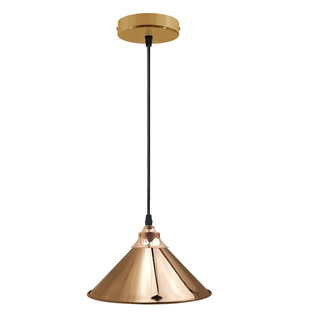 French Gold Pendant Lights Gold Ceiling Lights Metal Industrial Light Shade~1519 - Giant Lobelia