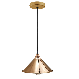 French Gold Pendant Lights Gold Ceiling Lights Metal Industrial Light Shade~1519 - Giant Lobelia