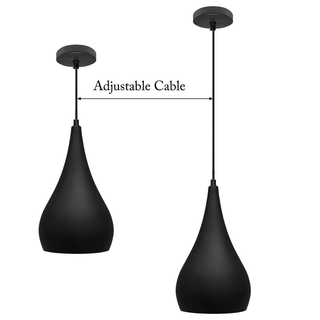 LEDSone industrial vintage Black Orange Adjustable Ceiling Pendant Lights~1592 - Giant Lobelia