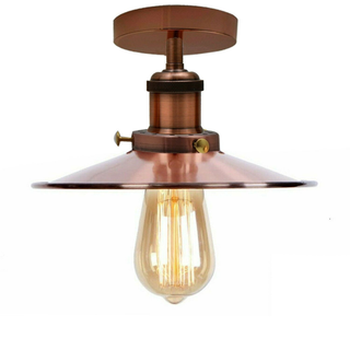 Modern Vintage Industrial Flush Mount Metal Ceiling Light Pendant Light Shade~2202 - Giant Lobelia