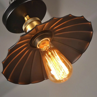 Vintage Retro Industrial Flush Mount Farmhouse Ceiling Light Shade chandelier UK~2225 - Giant Lobelia