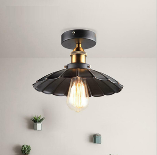 Vintage Retro Industrial Flush Mount Farmhouse Ceiling Light Shade chandelier UK~2225 - Giant Lobelia