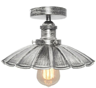 Vintage Retro Industrial Flush Mount Farmhouse Ceiling Light Shade chandelier UK~2225 - Giant Lobelia