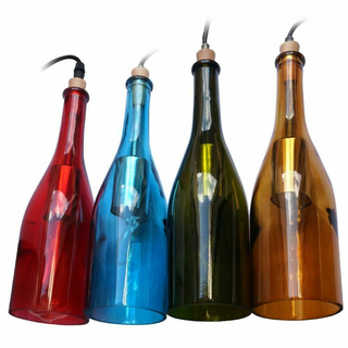 Vintage Retro Wine bottle Ceiling Pendant Light Lamp Shade Chandelier light UK~2228 - Giant Lobelia