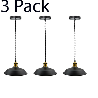 3 Pack Vintage Loft Chandelier Ceiling Pendant Lamp Shade Industrial (without Bulb)~2990 - Giant Lobelia