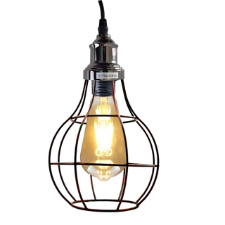 Industrial Kitchen Island Chandelier 3 Light Cage Ceiling Hanging Pendant Lamp~4067 - Giant Lobelia