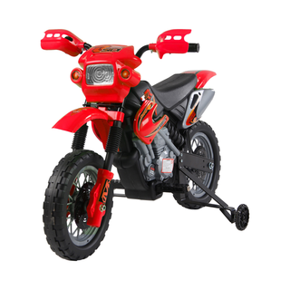 6V Kids Child Electric Motorbike Ride on Motorcycle Scooter Children Toy Gift for 3-6 Years (Red) - Giant Lobelia