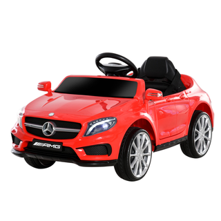 Compatible for 6V Kids Ride On Car Mercedes Benz GLA Licensed Toy toddler with Music Remote Control Rechargeable Headlight Two Speed Red - Giant Lobelia