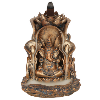 Bronze Ganesh Backflow Incense Burner - Giant Lobelia