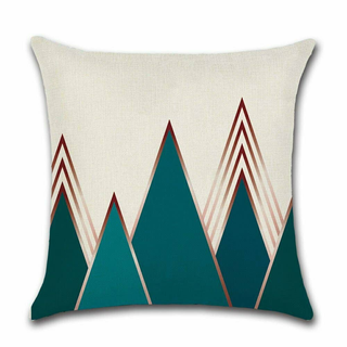 Cushion Cover Triangle - Sharp - Giant Lobelia