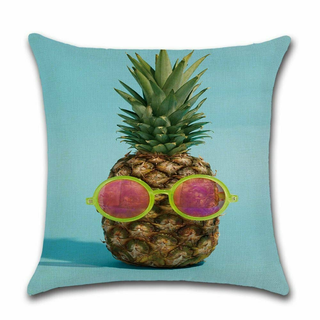 Cushion Cover Pineapple - Glasses - Giant Lobelia