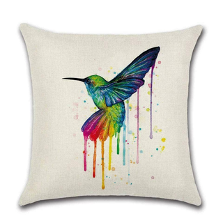 Cushion Cover Rainbow - Icebird - Giant Lobelia