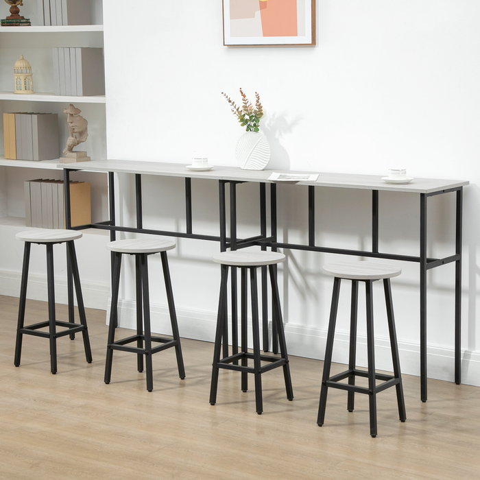 Breakfast bar table discount and 4 stools set