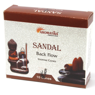 Aromatica Backf20 Incense Cones - Sandalwood - Giant Lobelia