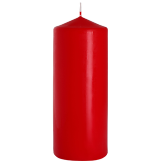 Pillar Candle 80x200mm - Red - Giant Lobelia