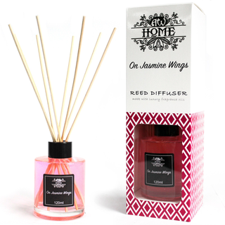 120ml Reed Diffuser - On Jasmine Wings - Giant Lobelia