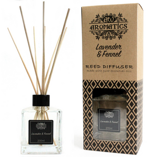 200ml Lavender & Fennel Essential Oil Reed Diffuser - Giant Lobelia