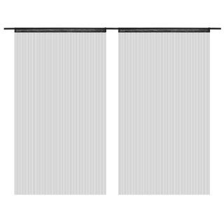 vidaXL String Curtains 2 pcs 100x250 cm Black - Giant Lobelia