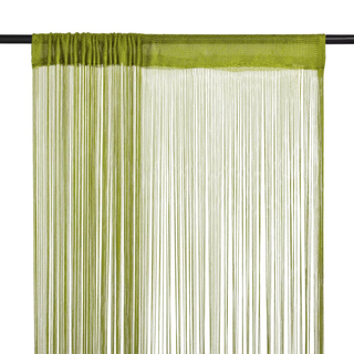 vidaXL String Curtains 2 pcs 100x250 cm Green - Giant Lobelia