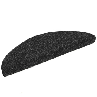 15 pcs Self-adhesive Stair Mats Needle Punch 56x17x3 cm Black - Giant Lobelia