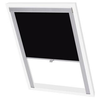 Blackout Roller Blind Black CK02 - Giant Lobelia