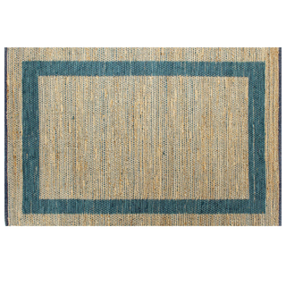 vidaXL Handmade Rug Jute Blue 160x230 cm - Giant Lobelia