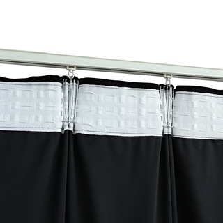 Blackout Curtains 2 pcs with Hooks Velvet Black 140x225 cm - Giant Lobelia