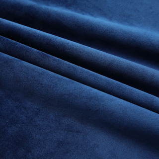 Blackout Curtains 2 pcs with Hooks Velvet Dark Blue 140x245 cm - Giant Lobelia