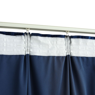 Blackout Curtains 2 pcs with Hooks Velvet Dark Blue 140x245 cm - Giant Lobelia