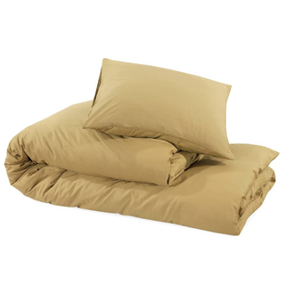 vidaXL Duvet Cover Set Taupe 200x200 cm Cotton - Giant Lobelia