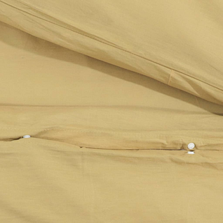 vidaXL Duvet Cover Set Taupe 135x200 cm Cotton - Giant Lobelia