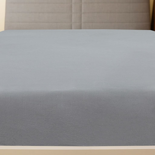 vidaXL Jersey Fitted Sheet Grey 90x200 cm Cotton - Giant Lobelia