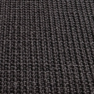 vidaXL Rug Natural Sisal 66x350 cm Black - Giant Lobelia