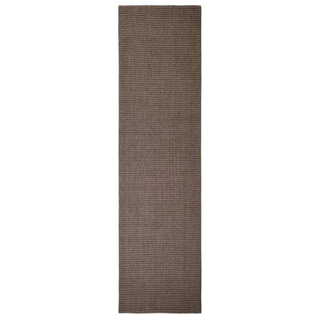 vidaXL Rug Natural Sisal 80x300 cm Brown - Giant Lobelia