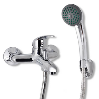 Bath Shower Mixer Tap Kit Chrome - Giant Lobelia