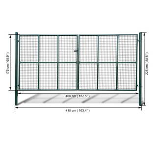 Mesh Garden Gate 415 x 225 cm / 400 x 175 cm - Giant Lobelia